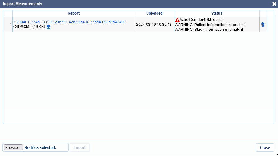 Import Measurements – Studycast Support